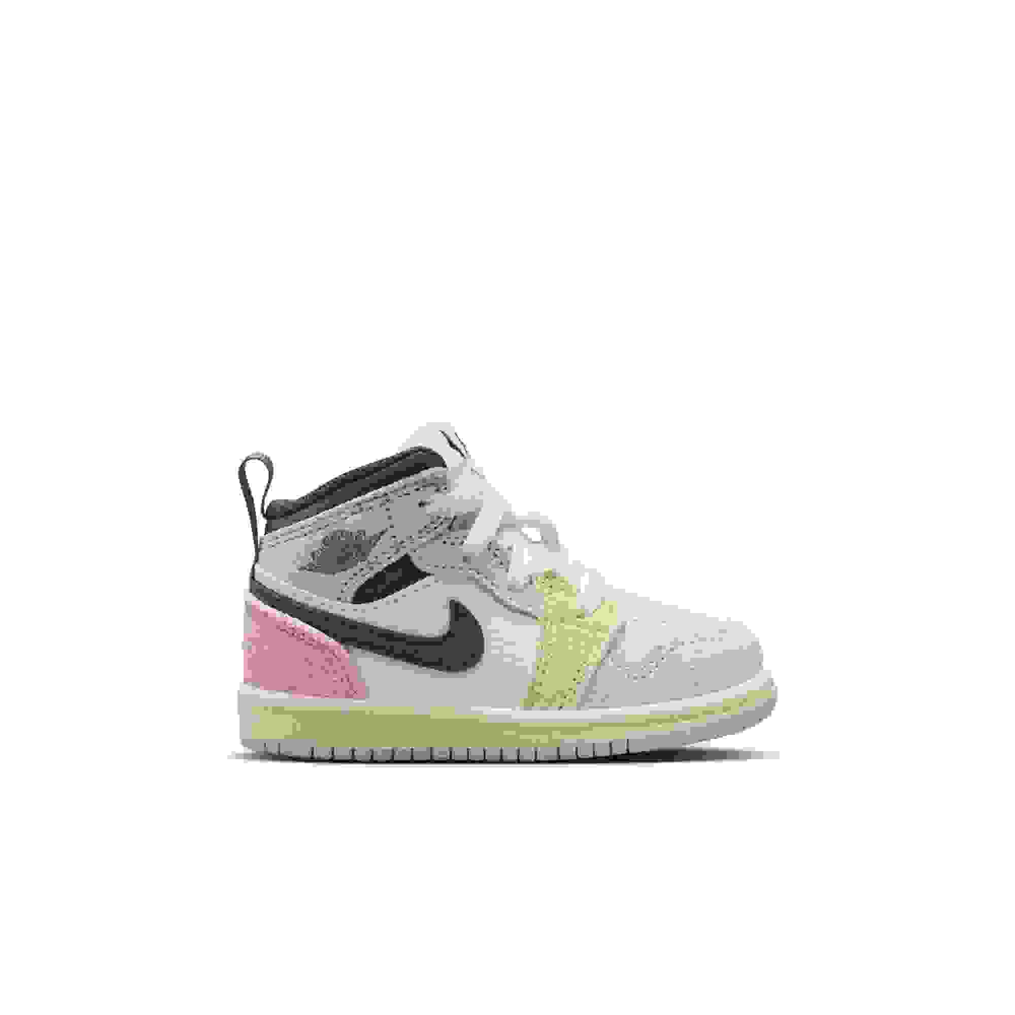 Jordan 1 Mid SE Toddler Kids' "Sail/Iced Jade/Anthracite/Jade Aura" Shoe